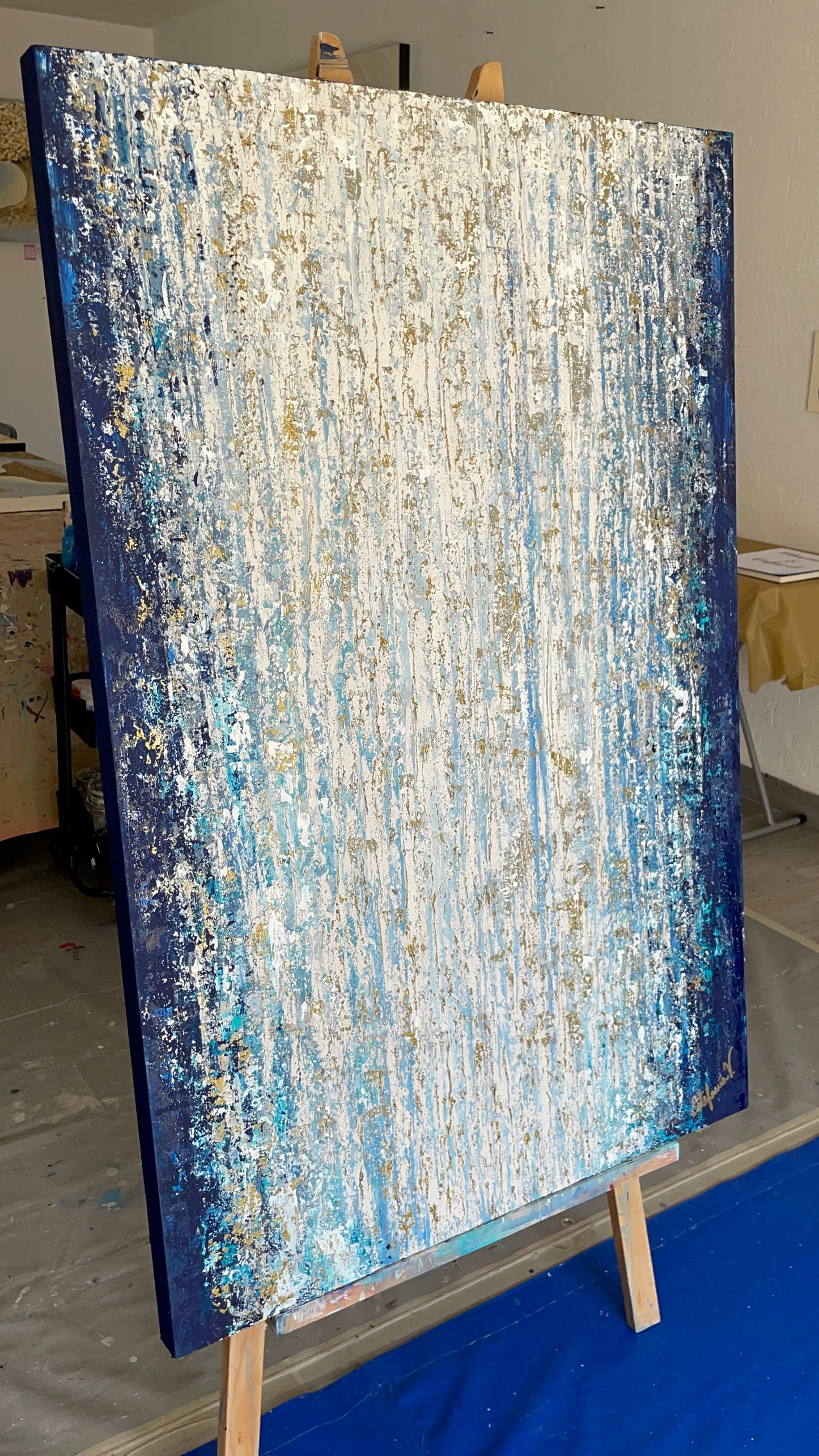 Cascada - Cuadro abstracto