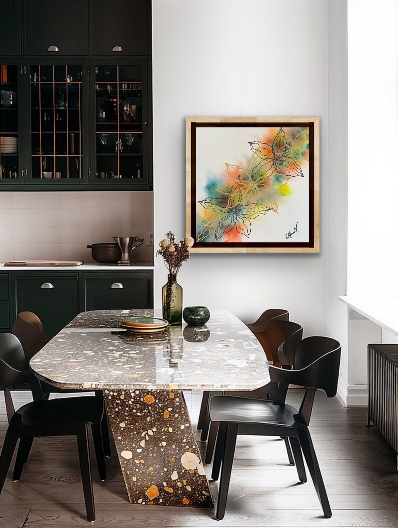 Natur - Cuadro floral abstracto