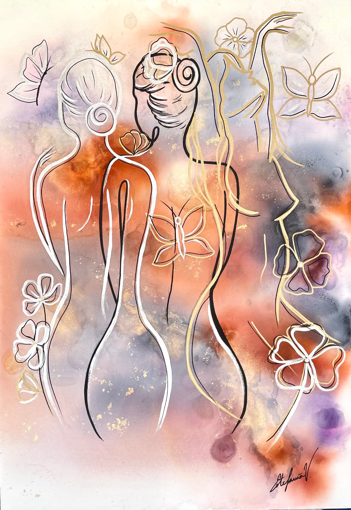 Facetas - Cuadro abstracto